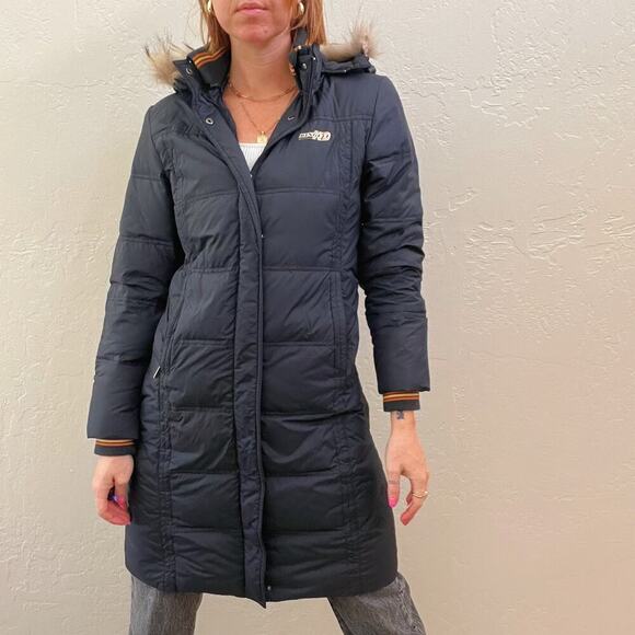 Longline Down Feather Puffer Jacket - Picture 2 of 6